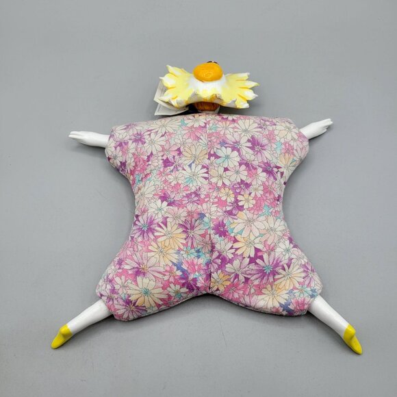 SERGE Poupee Millet Original Doll Floral Body Yellow Sunflower Hat Ladybug - Picture 5 of 12